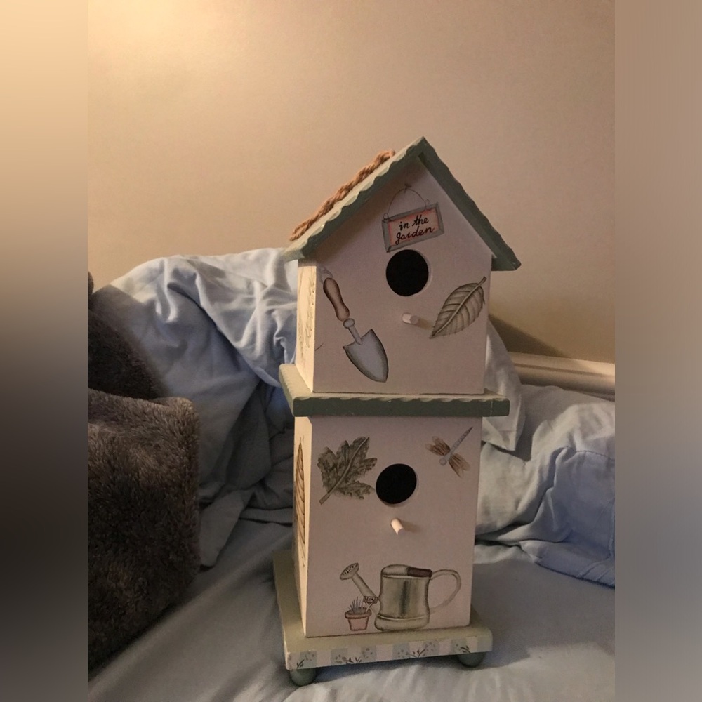 Inside decoration. Birdhouse
